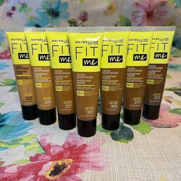 Lot of 3 375 Maybelline Fit Me Tinted Moisturizer + Aloe - Picture 2 of 4